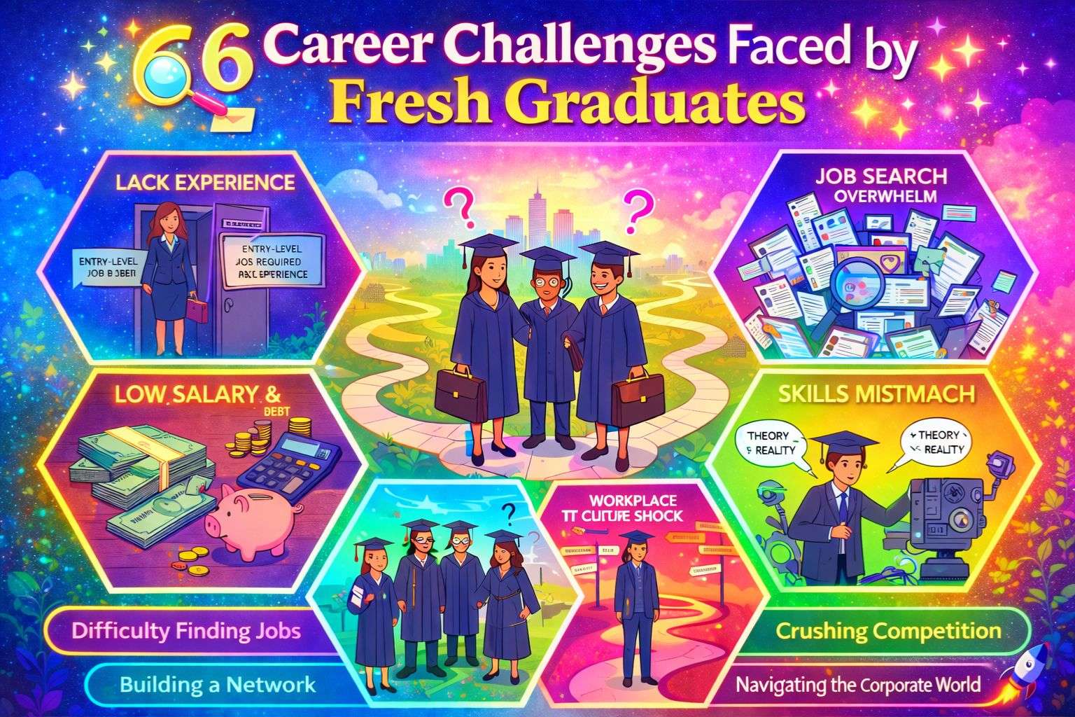 6 career challenges faced by fresh graduates