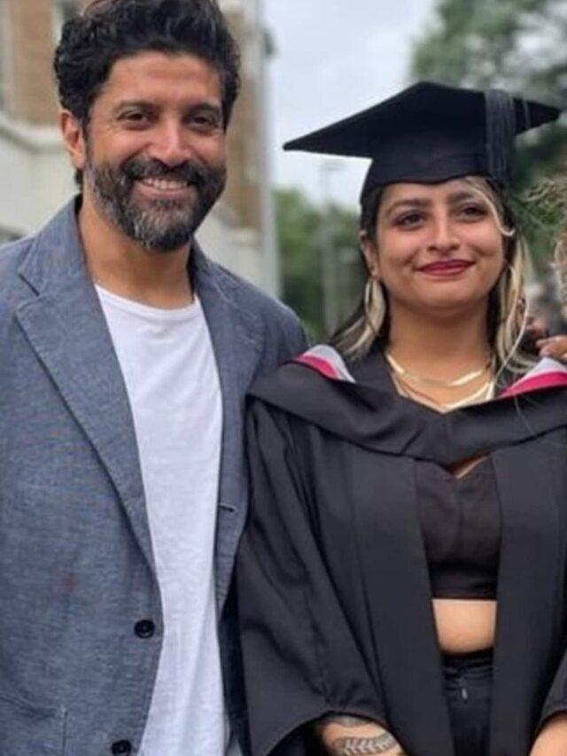 Farhan Akhtar At Daughter’S Graduation Ceremony