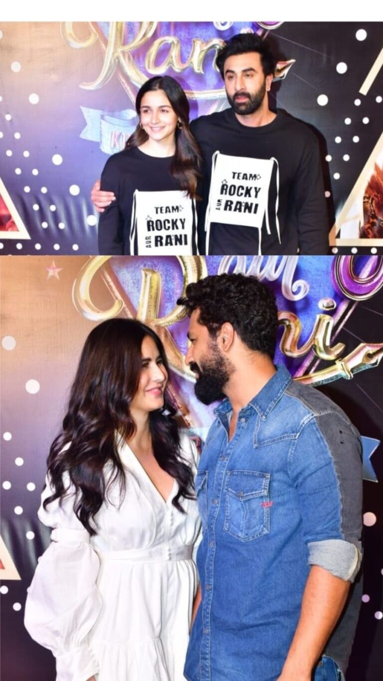 Alia, Ranbir, Vicky, Katrina At Rocky Aur Rani Kii Prem Kahani Premiere