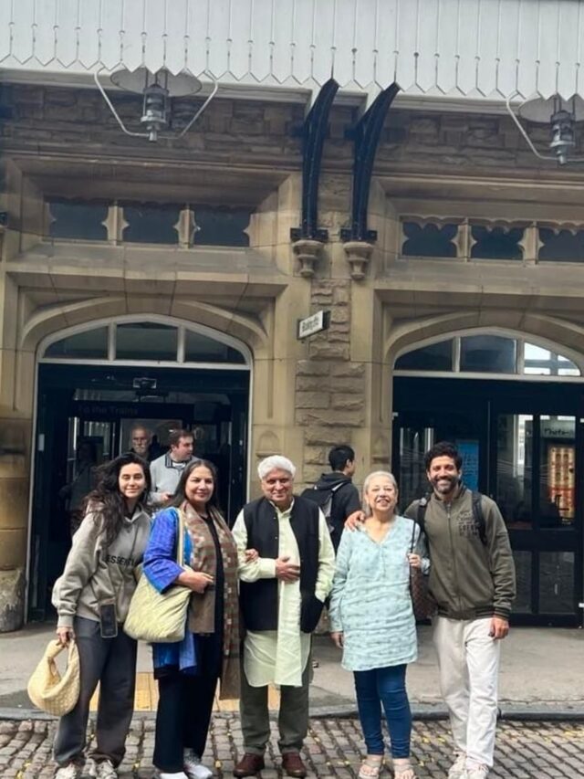 Shabana Azmi Shares Family Pics From London