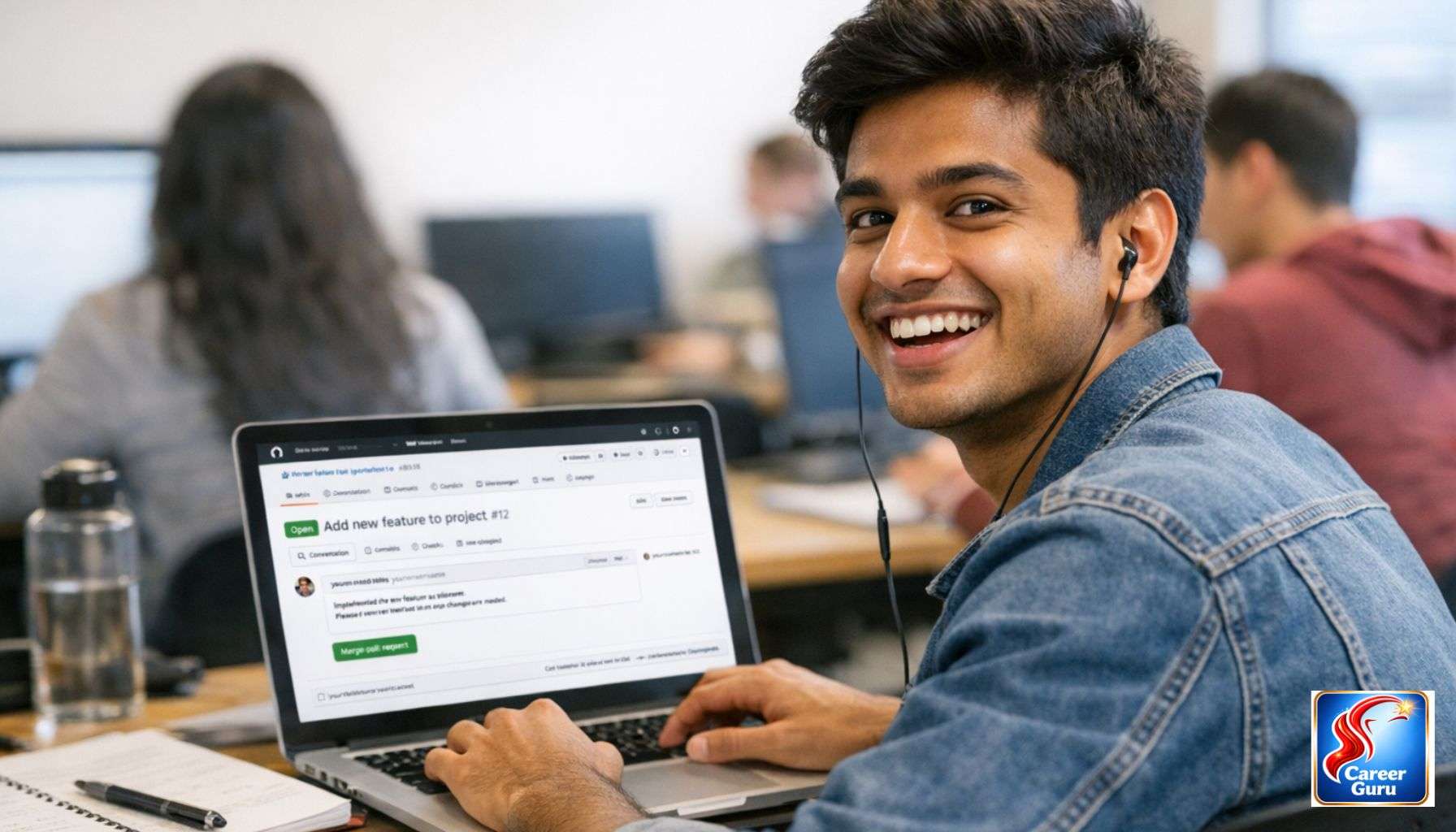 Open source contribution GitHub profile Indian students 2026 — student submitting pull request