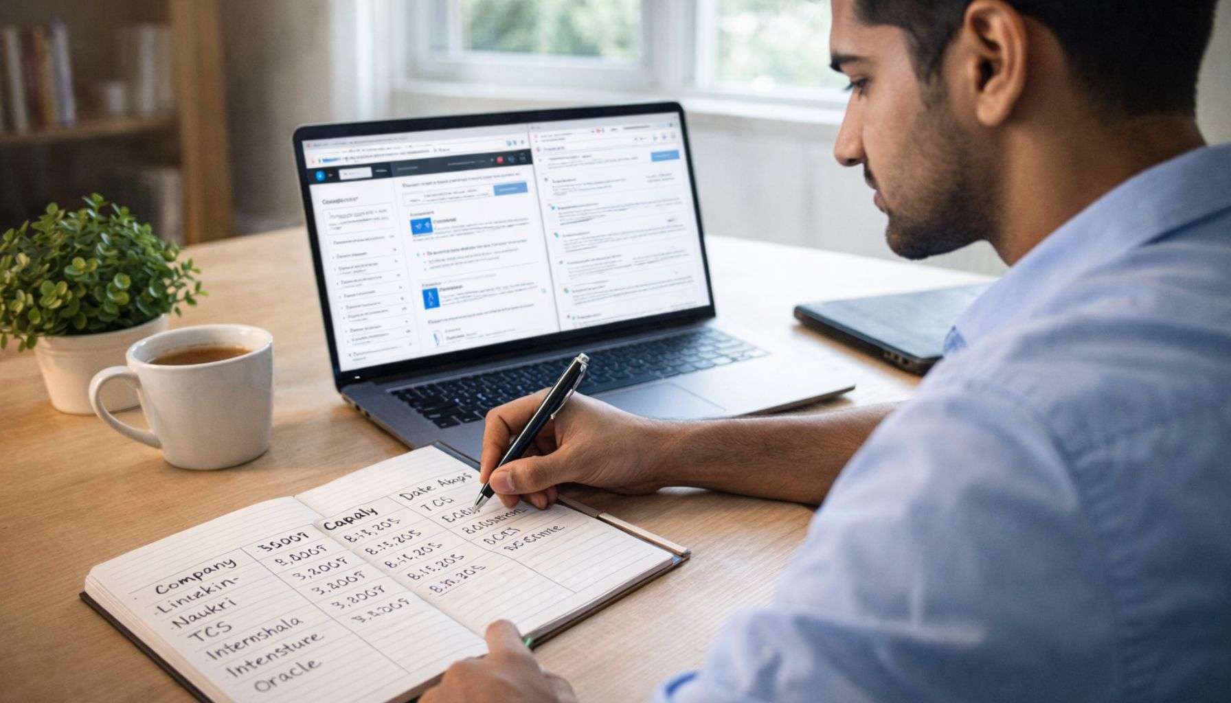 Off campus job application tracker India 2026 — student tracking applications systematically