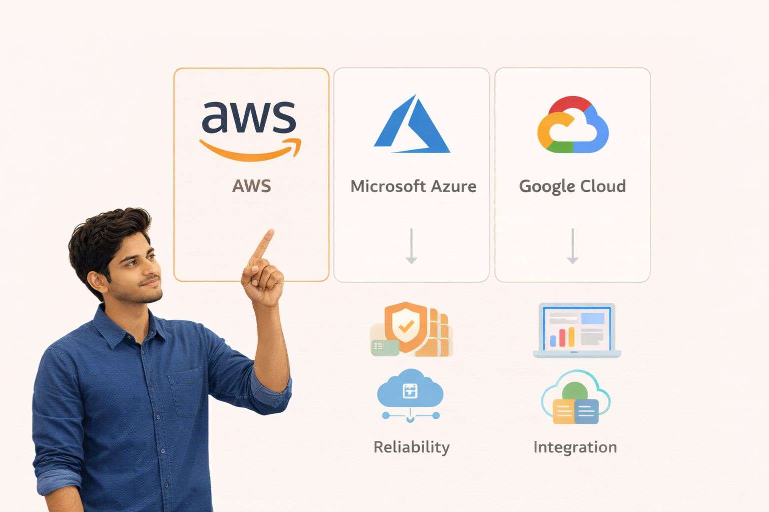 Cloud computing career roadmap India 2026 — AWS vs Azure vs Google Cloud which to learn first