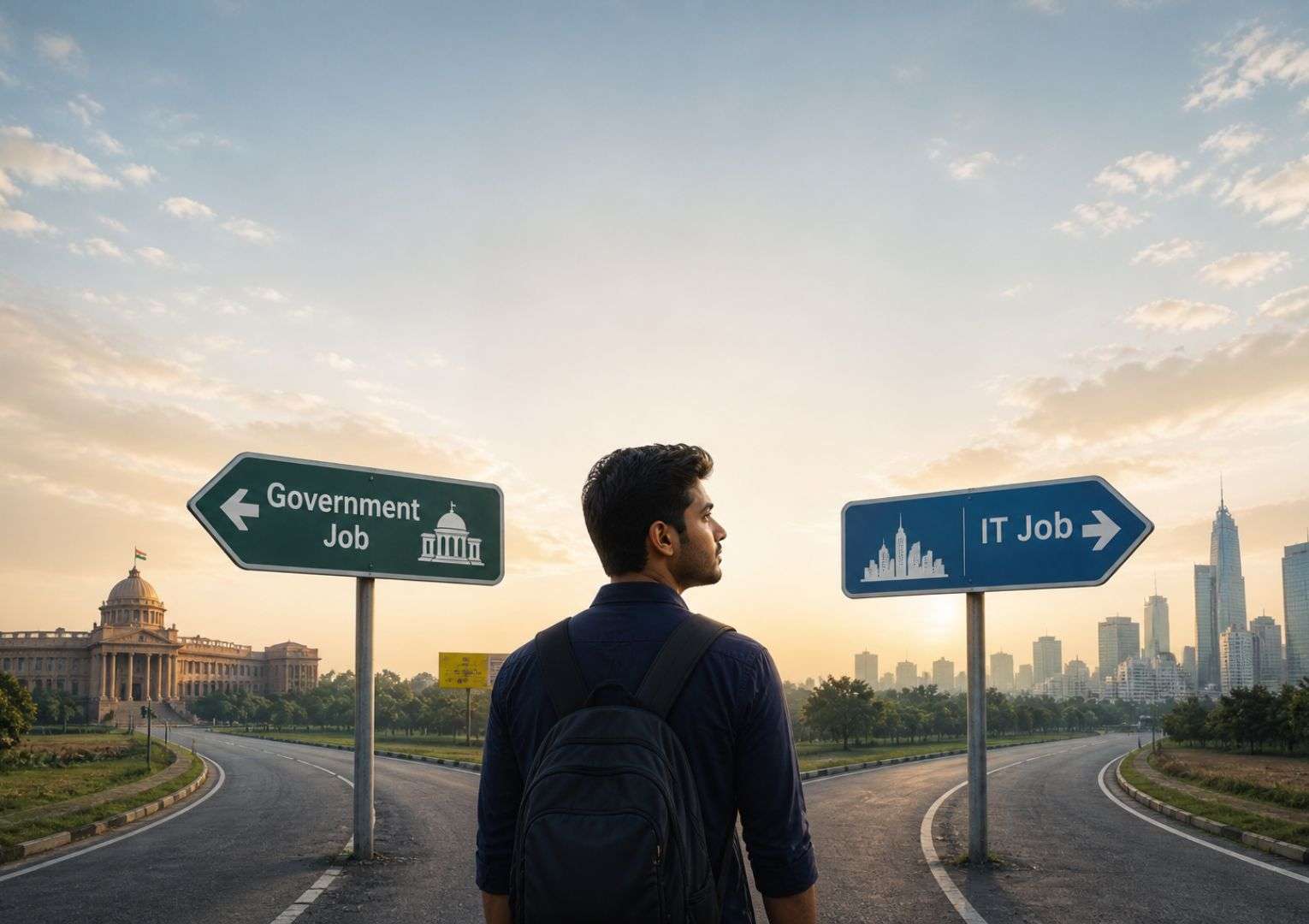 govt jobs vs it jobs in india