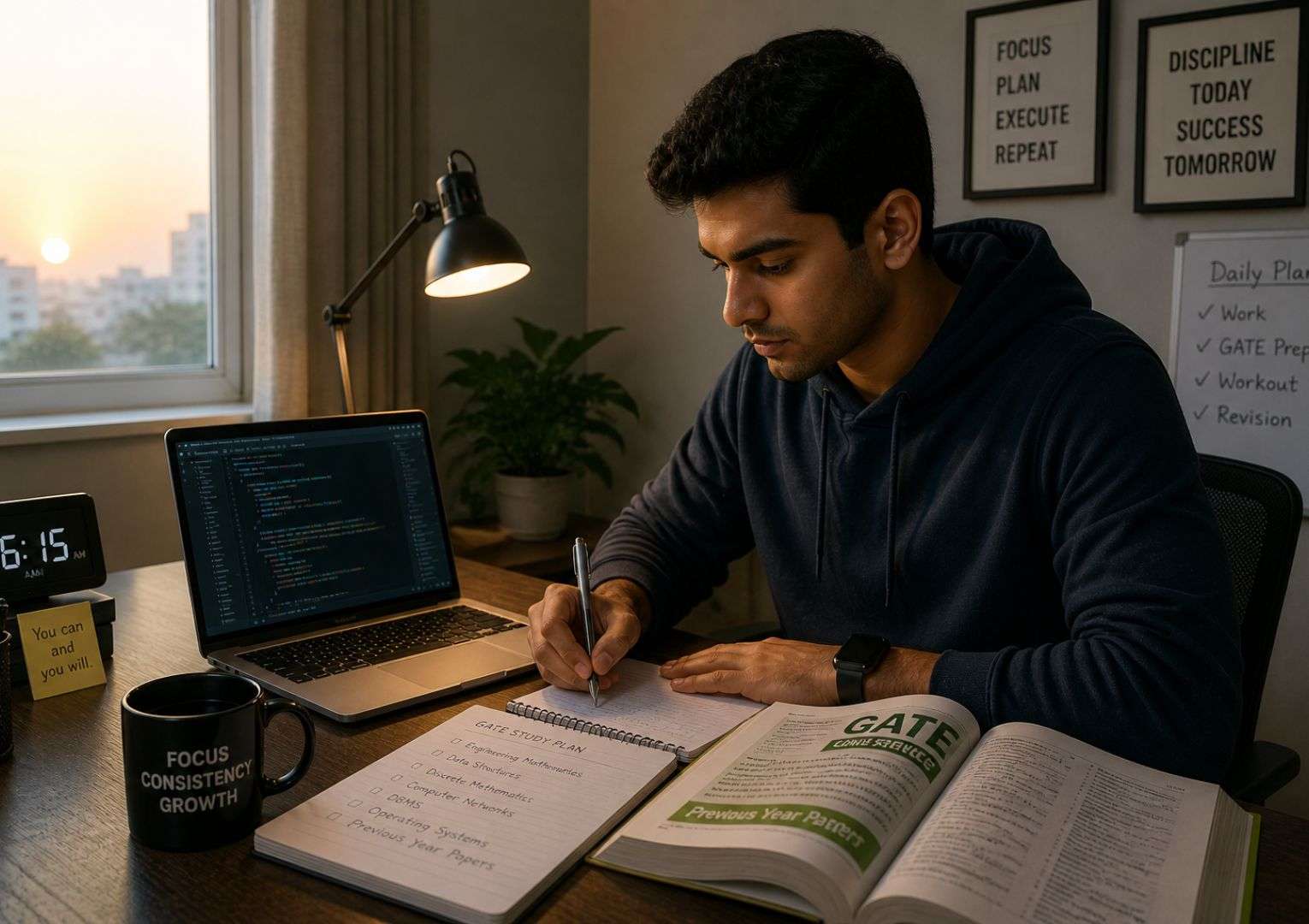 Parallel preparation for government exams while working in IT India 2026 — GATE preparation alongside IT job