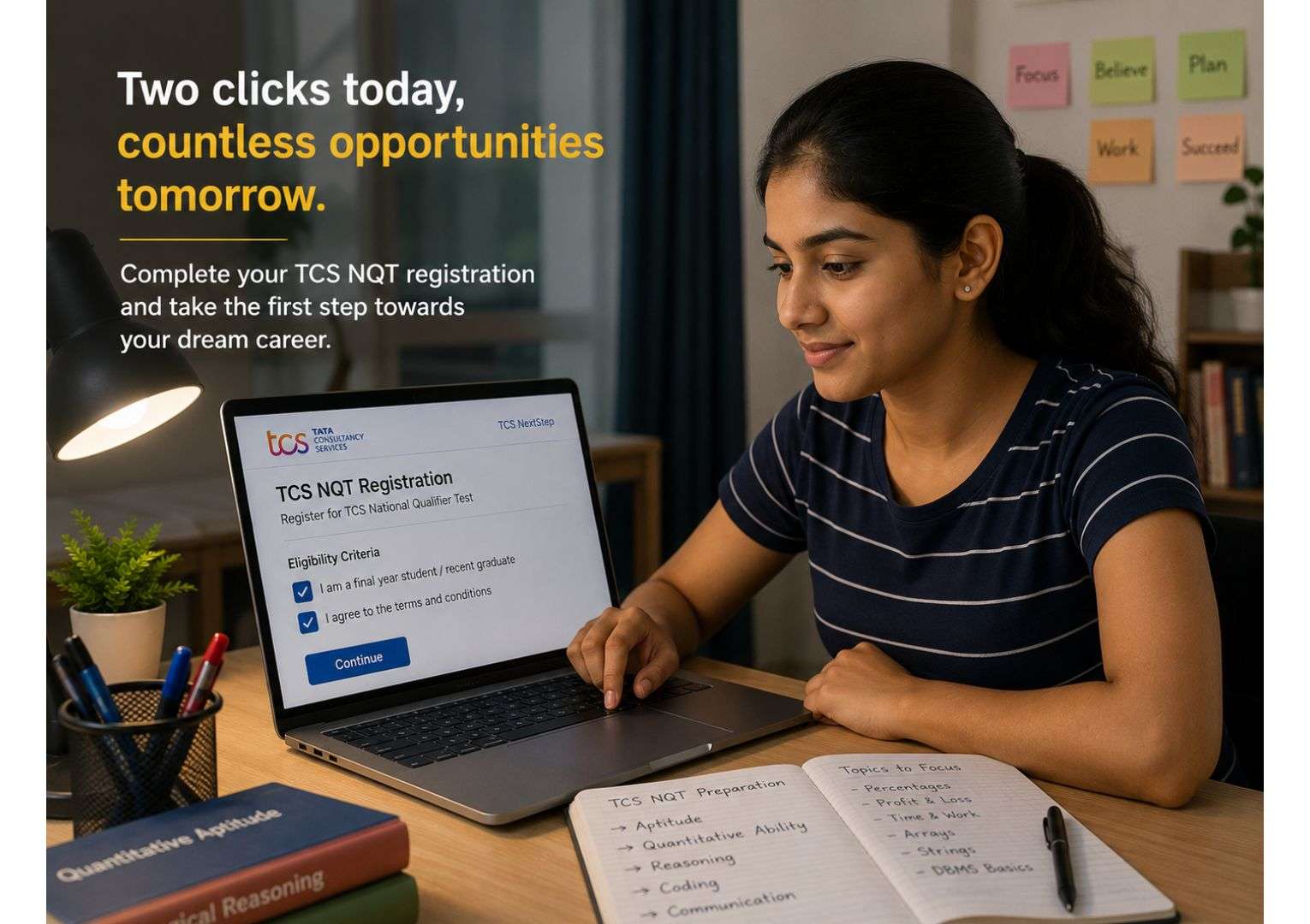 TCS Digital vs TCS Ninja — Indian female student applying for both profiles on TCS NQT registration portal