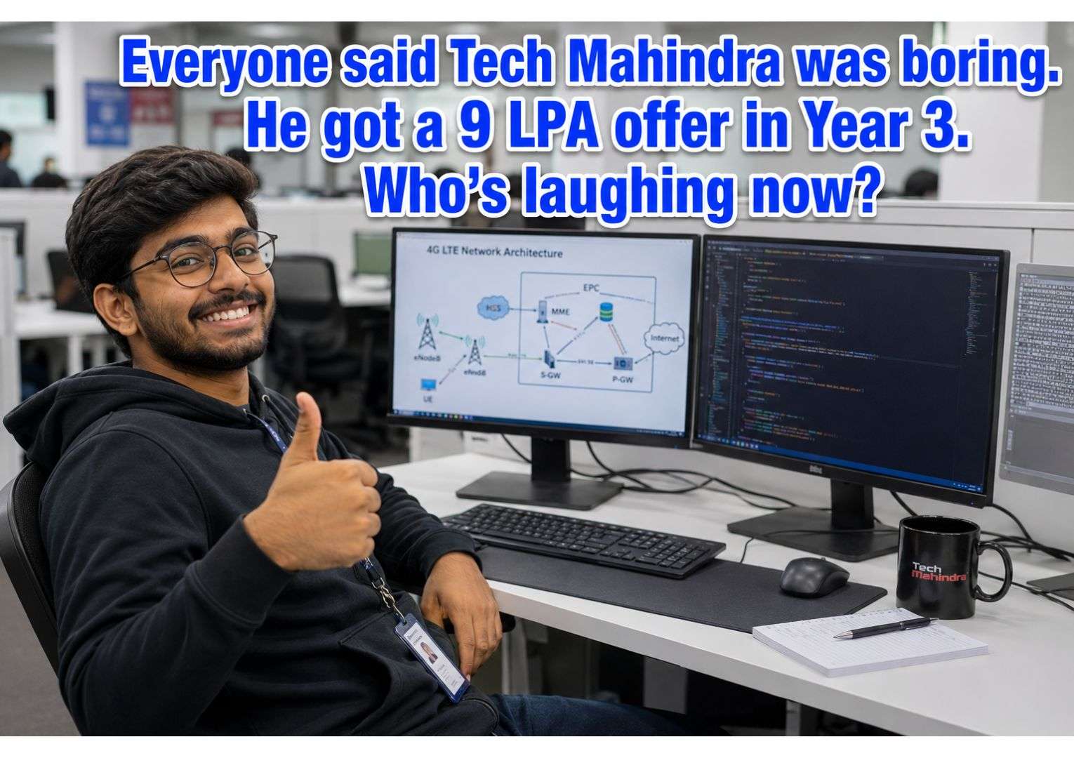 Tech Mahindra fresher career growth telecom IT 2026