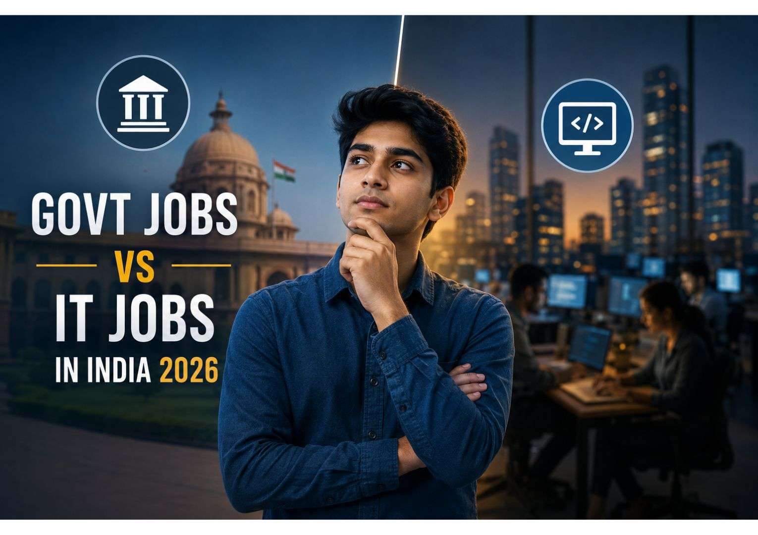 Government jobs vs IT jobs in India