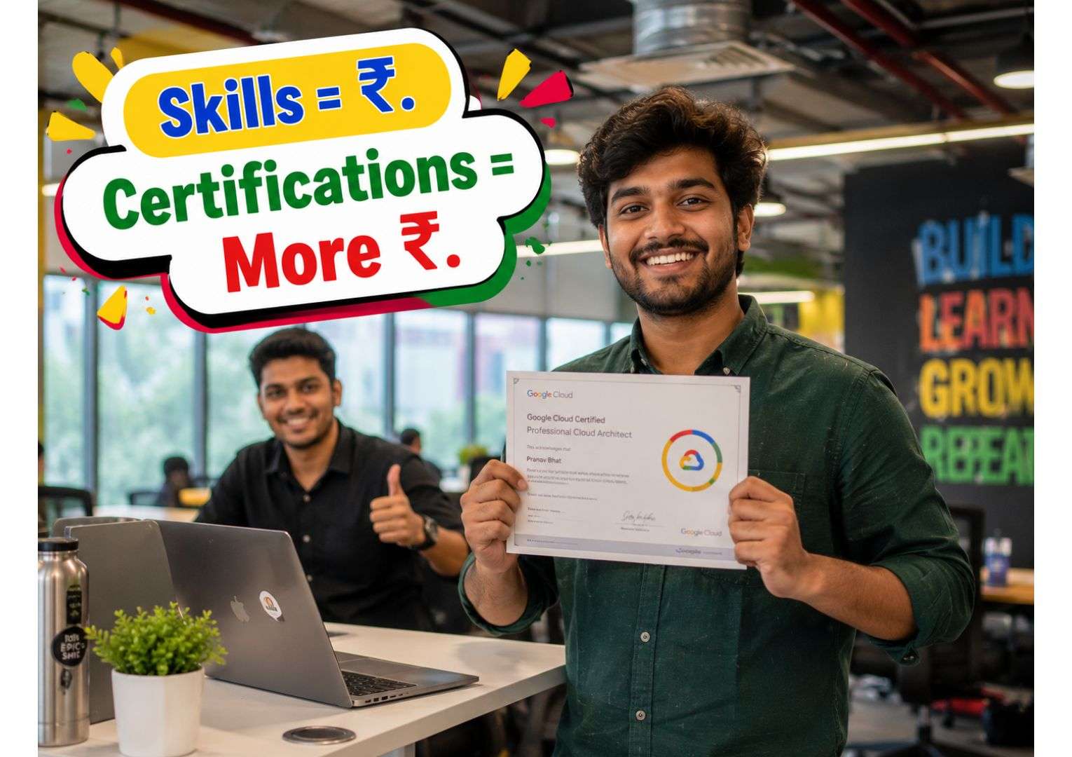  Indian IT fresher with certification, ready to negotiate a salary hike after probation