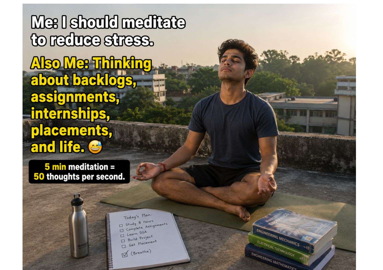 stress-busting strategies for engineers — time management with a daily to-do list for Indian students