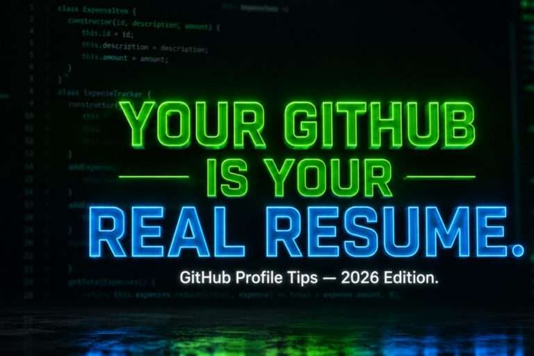 github profile tips