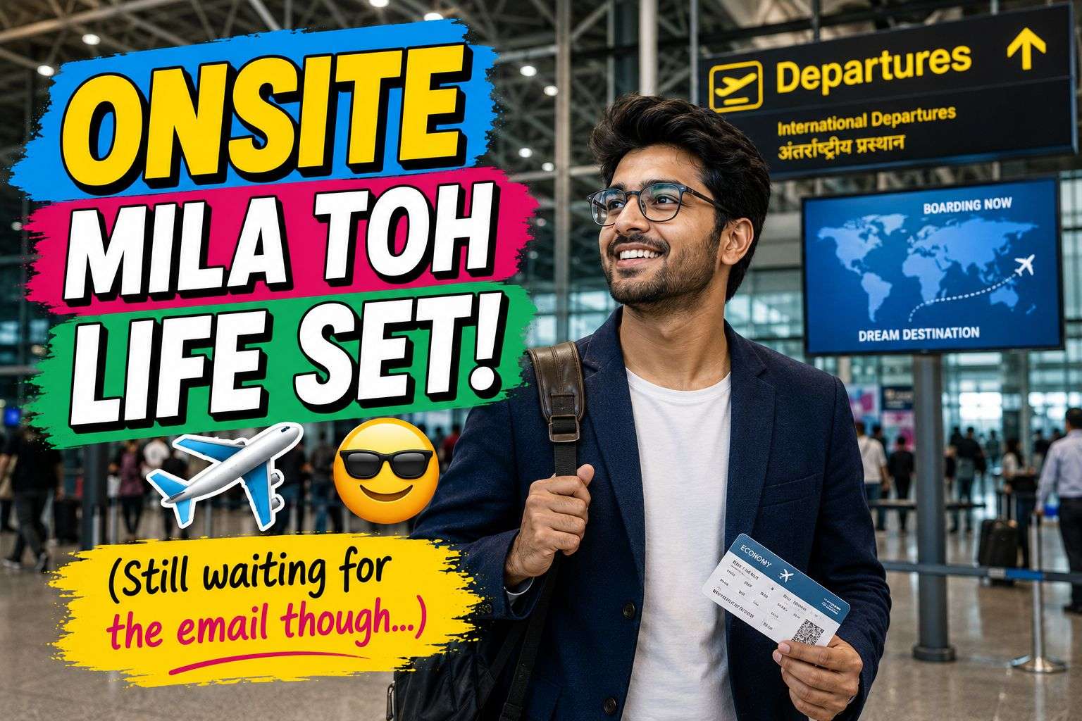 Indian IT fresher waiting for onsite opportunity TCS Infosys Wipro 2026