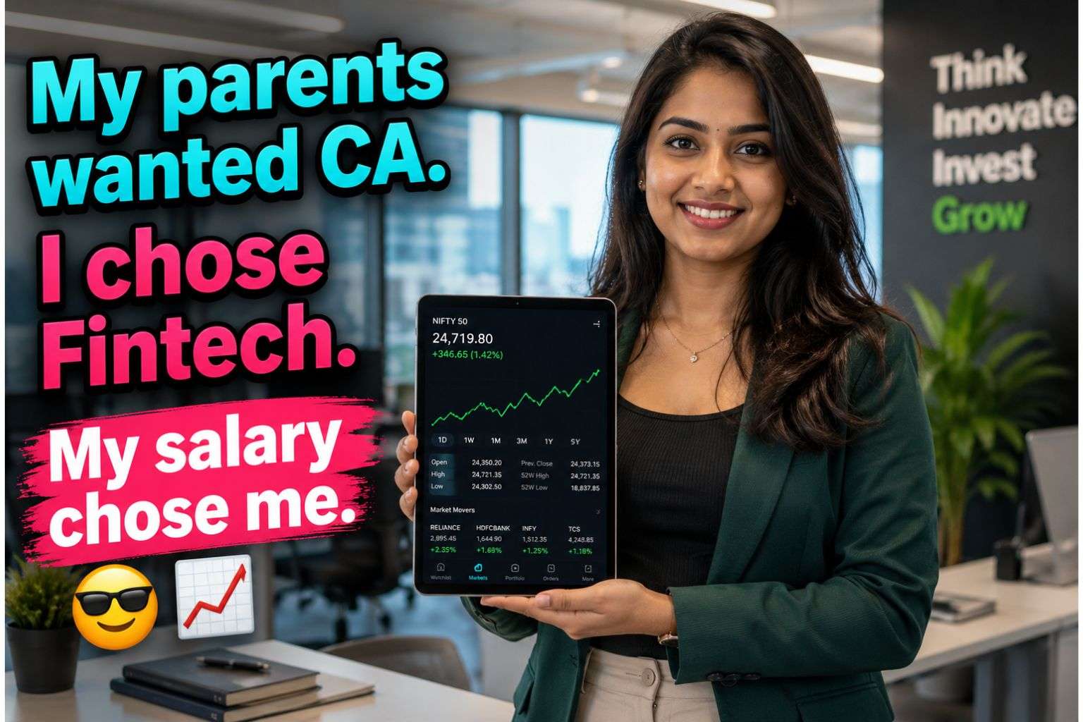 Commerce graduate in investment and wealth management fintech role India 2026