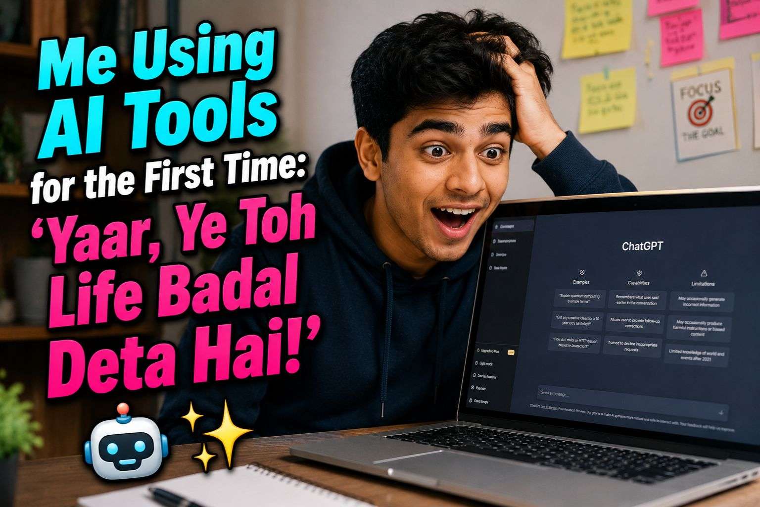 Fresher learning AI tools literacy — one of the top in-demand skills for freshers in 2026.