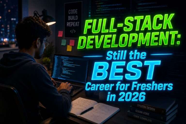 Full-stack development career for freshers 2026