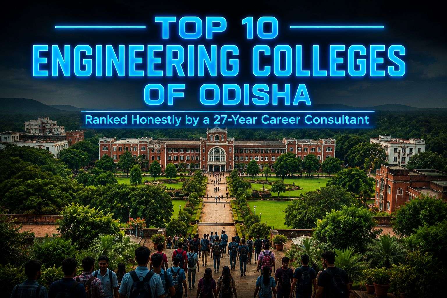10 Top Engineering Colleges of Odisha — A 27-Year-Experienced Career Consultant Tells You Which One Is Right for YOU