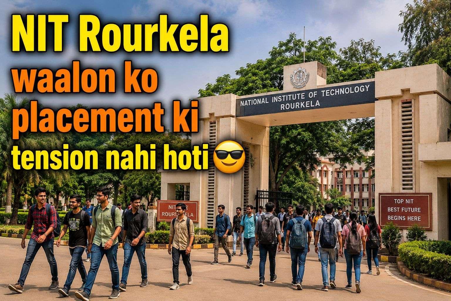 NIT Rourkela — top government engineering college in Odisha with outstanding placement record.