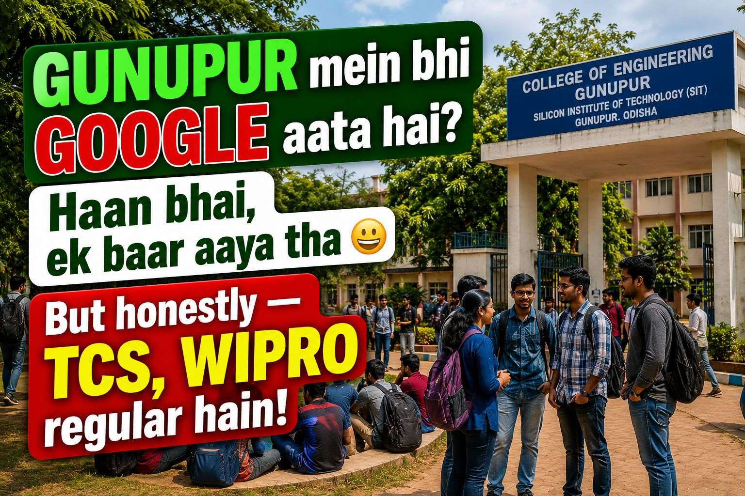 GIET University Gunupur — top private engineering college for students from south and tribal Odisha districts.