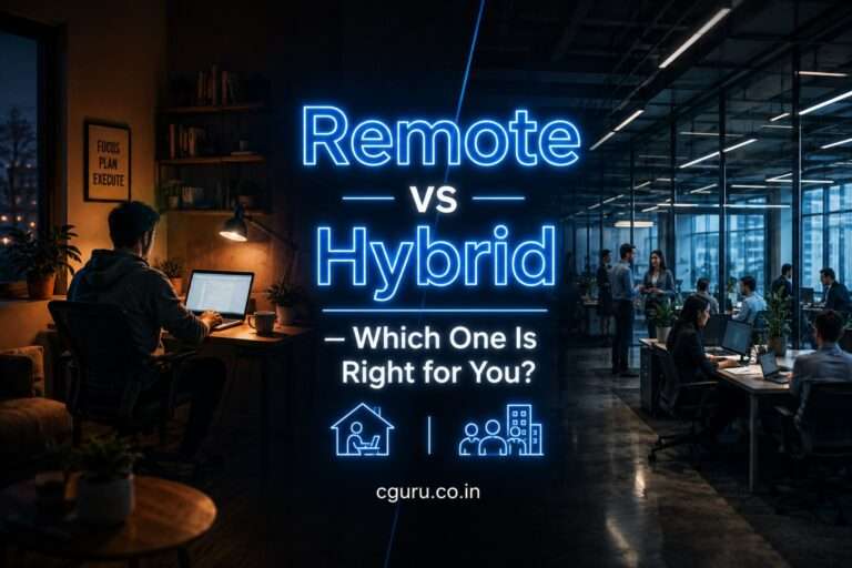 Remote vs hybrid work for freshers in 2026
