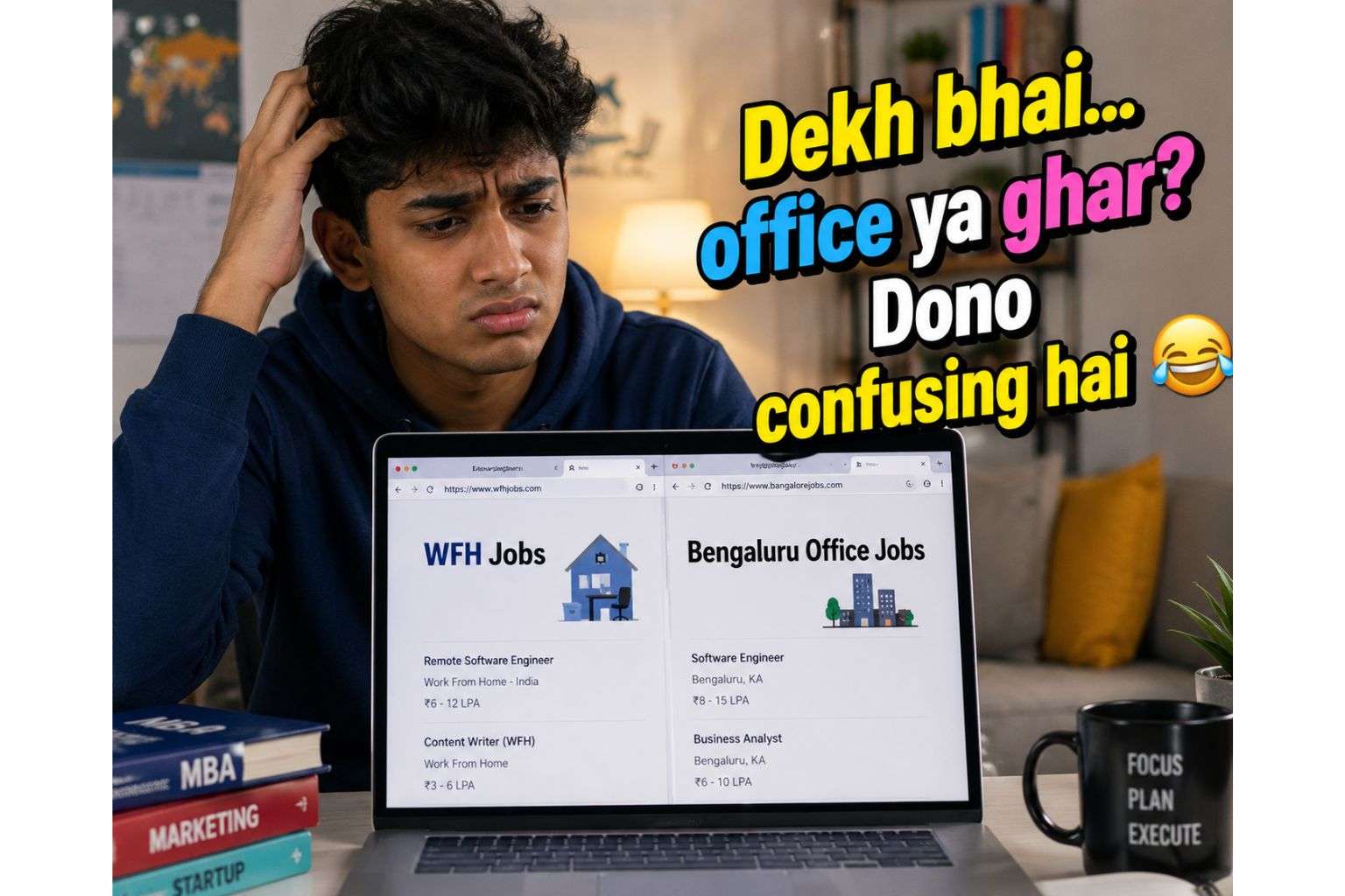 Fresher confused between remote and hybrid work in India 2026