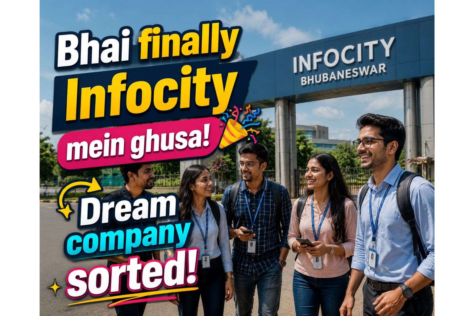 Engineering freshers at Infocity Bhubaneswar IT park — IT companies hiring freshers 2026