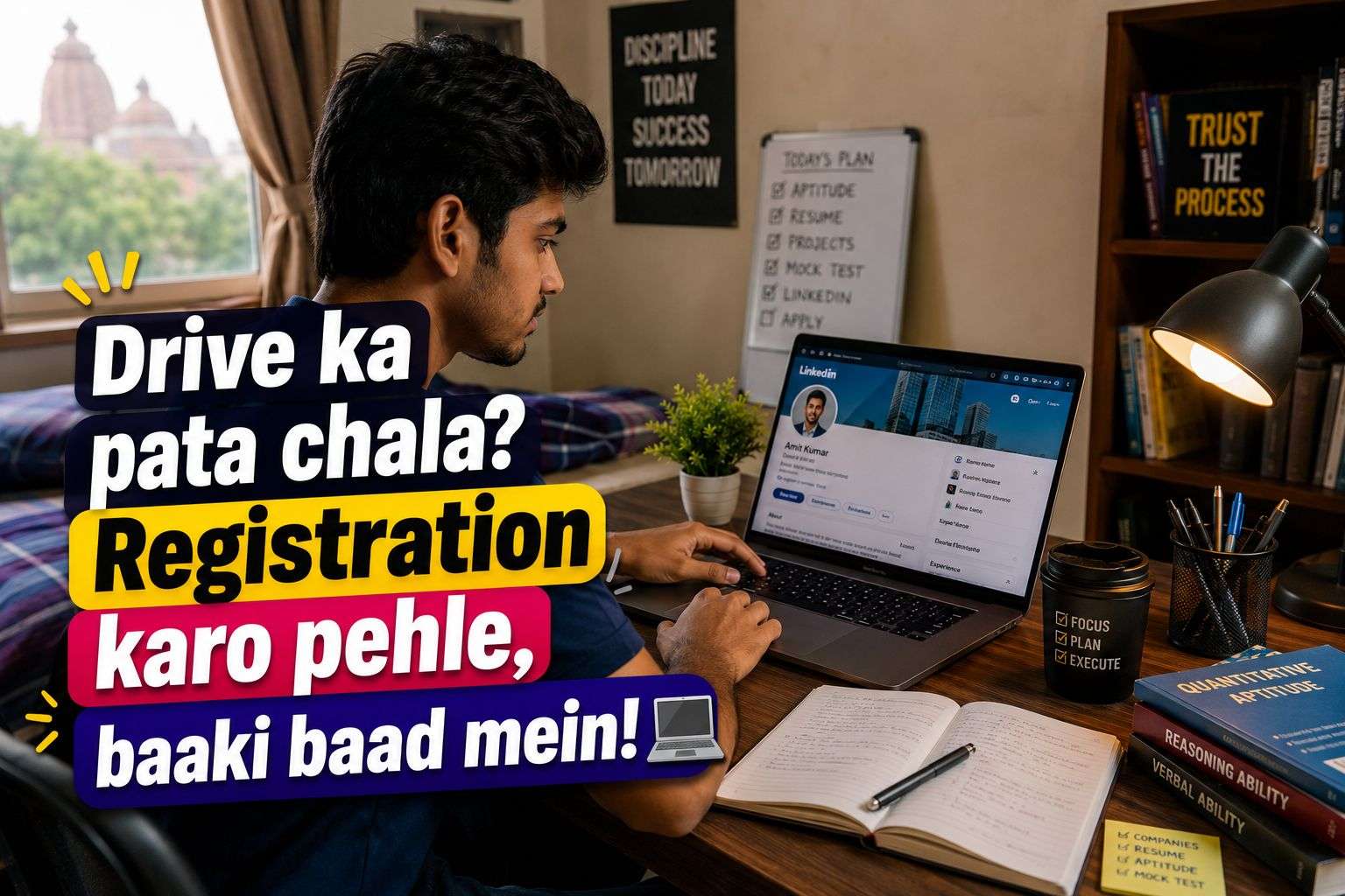 Fresher preparing for IT company campus drive in Bhubaneswar 2026