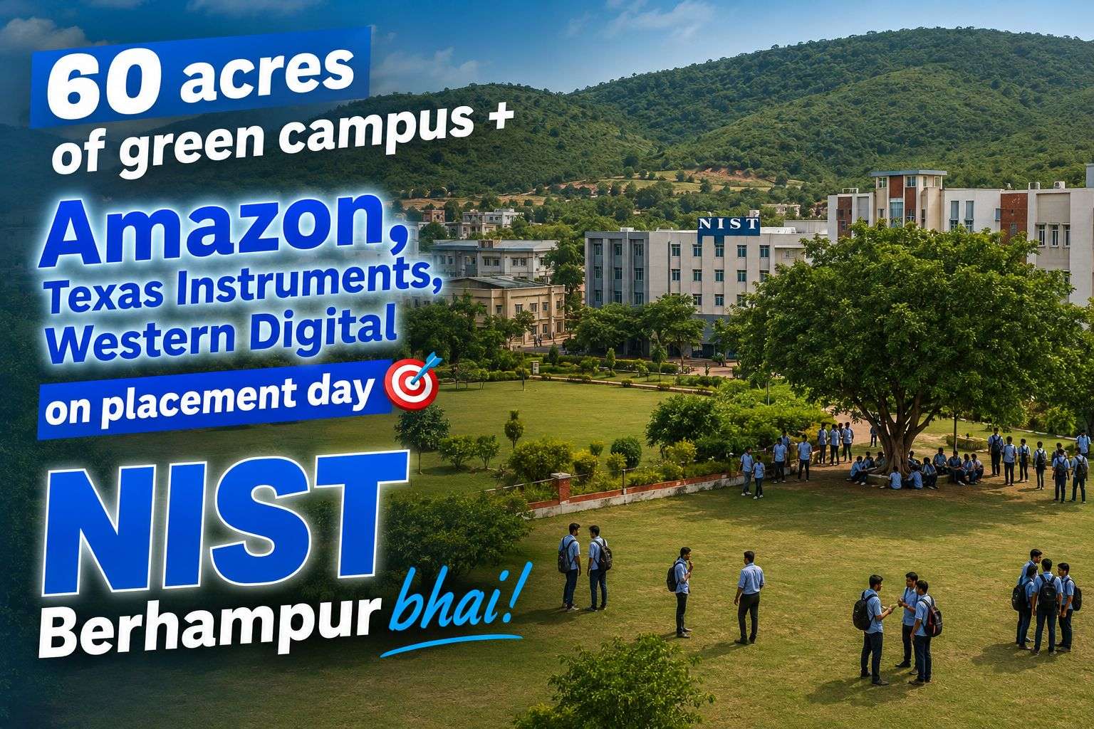 NIST Berhampur — top BPUT affiliated private engineering college for students from south Odisha.