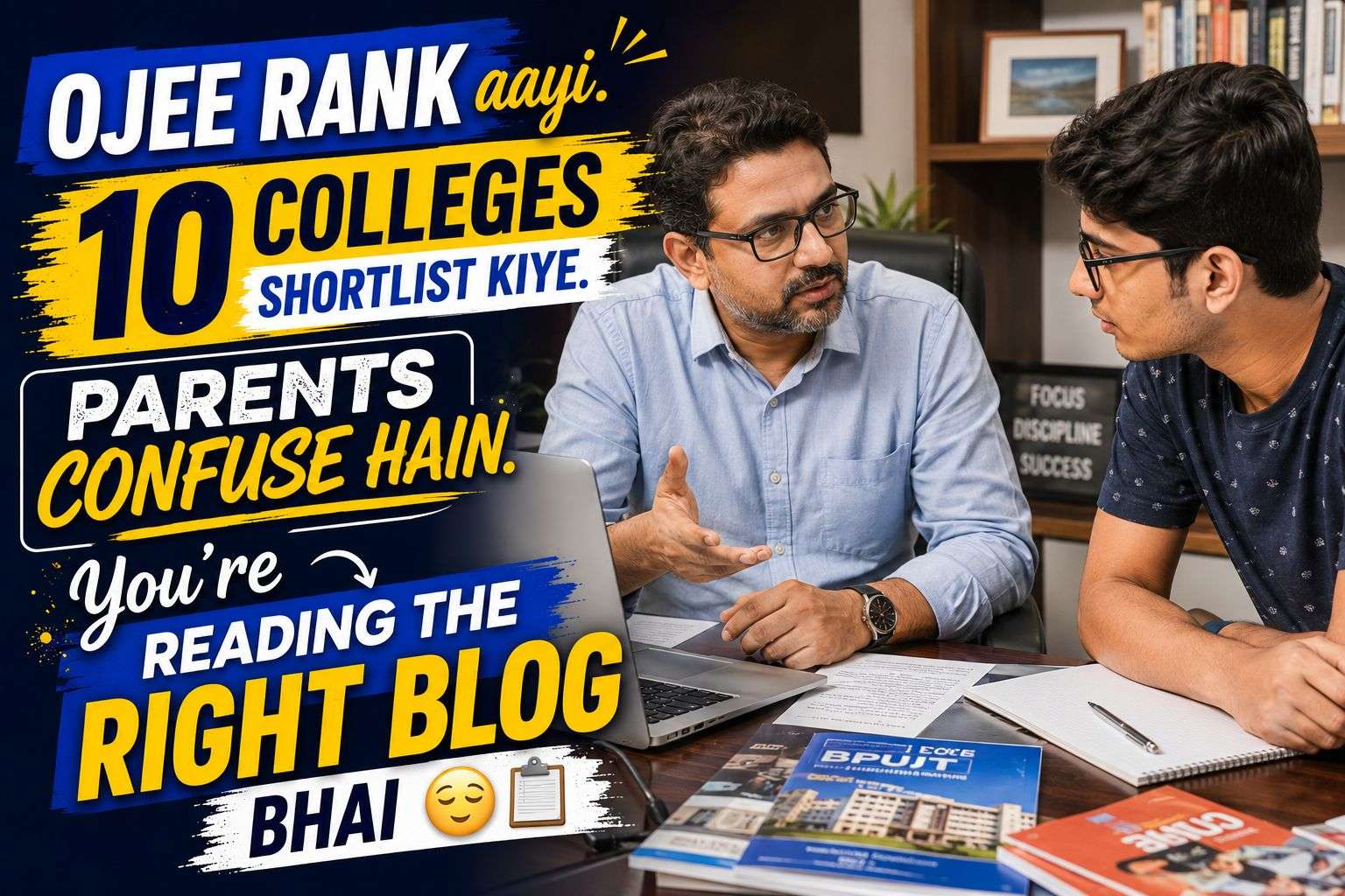 Career counselling for BPUT affiliated college selection — making the right choice based on OJEE rank, branch, and budget.