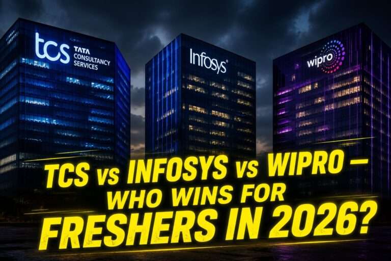 TCS vs Infosys vs Wipro for freshers in 2026
