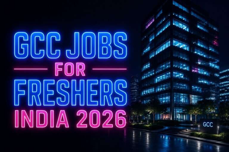 GCC Jobs for Freshers India 2026