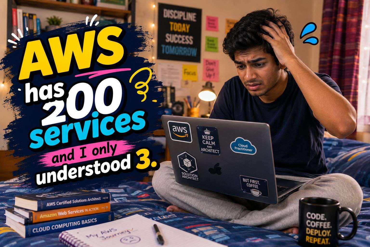 Fresher overwhelmed by AWS console services 