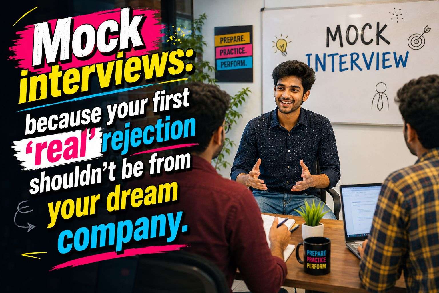 Structured placement training support for off campus placement for freshers