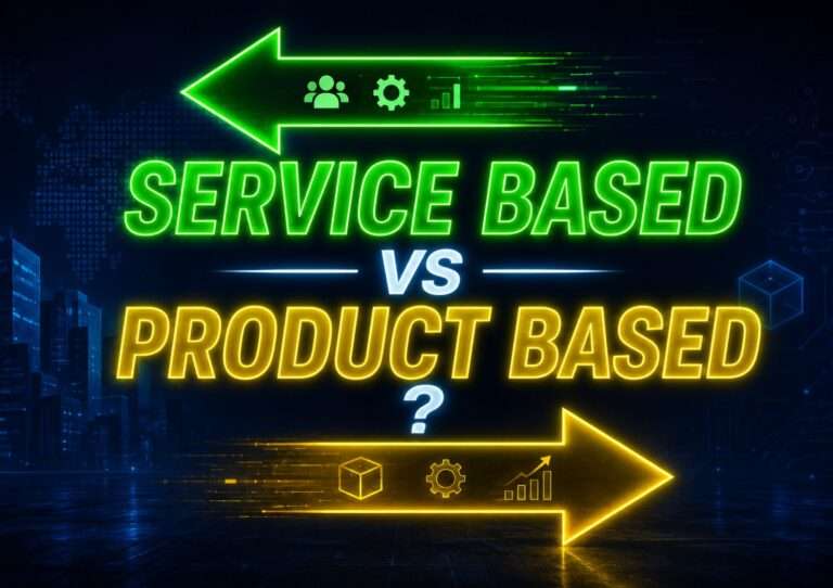 Service based vs product based company for freshers