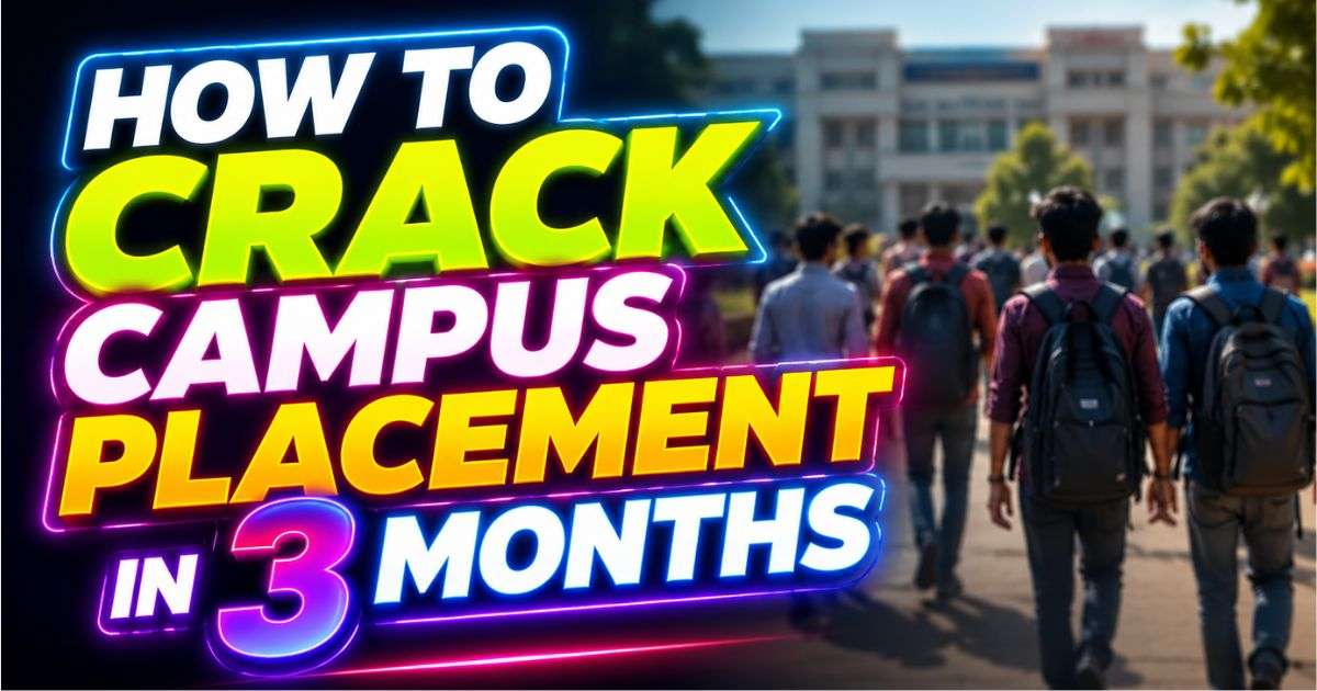 how to crack campus placement in 3 months hero banner