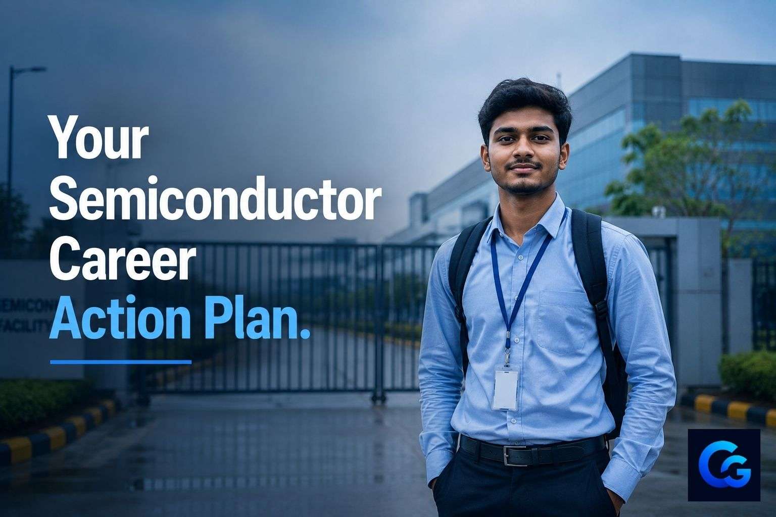 Engineering graduate beginning a semiconductor career in India.