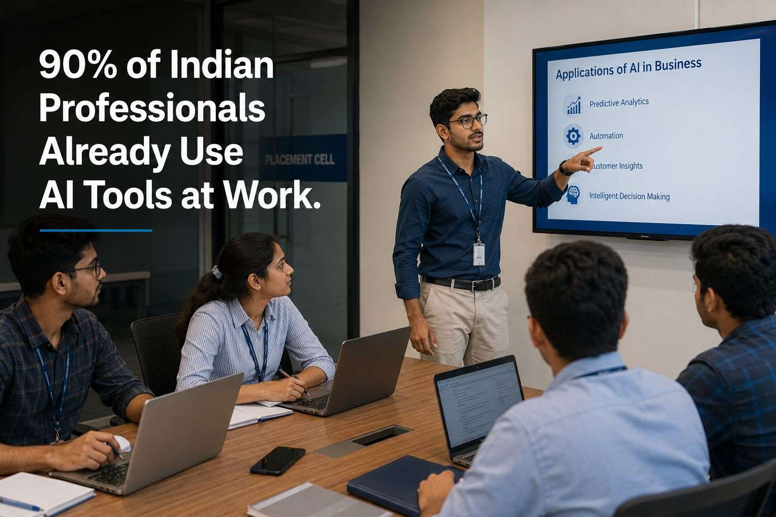 Indian engineering students preparing for placement season 2026.