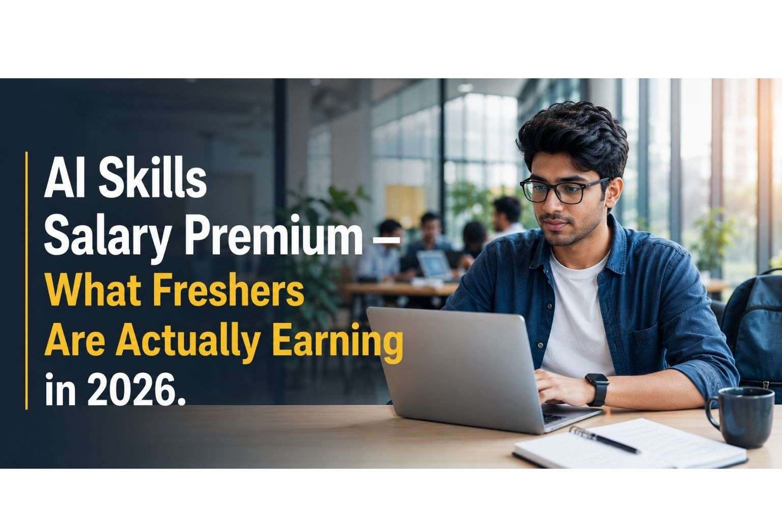 AI skills salary premium for freshers