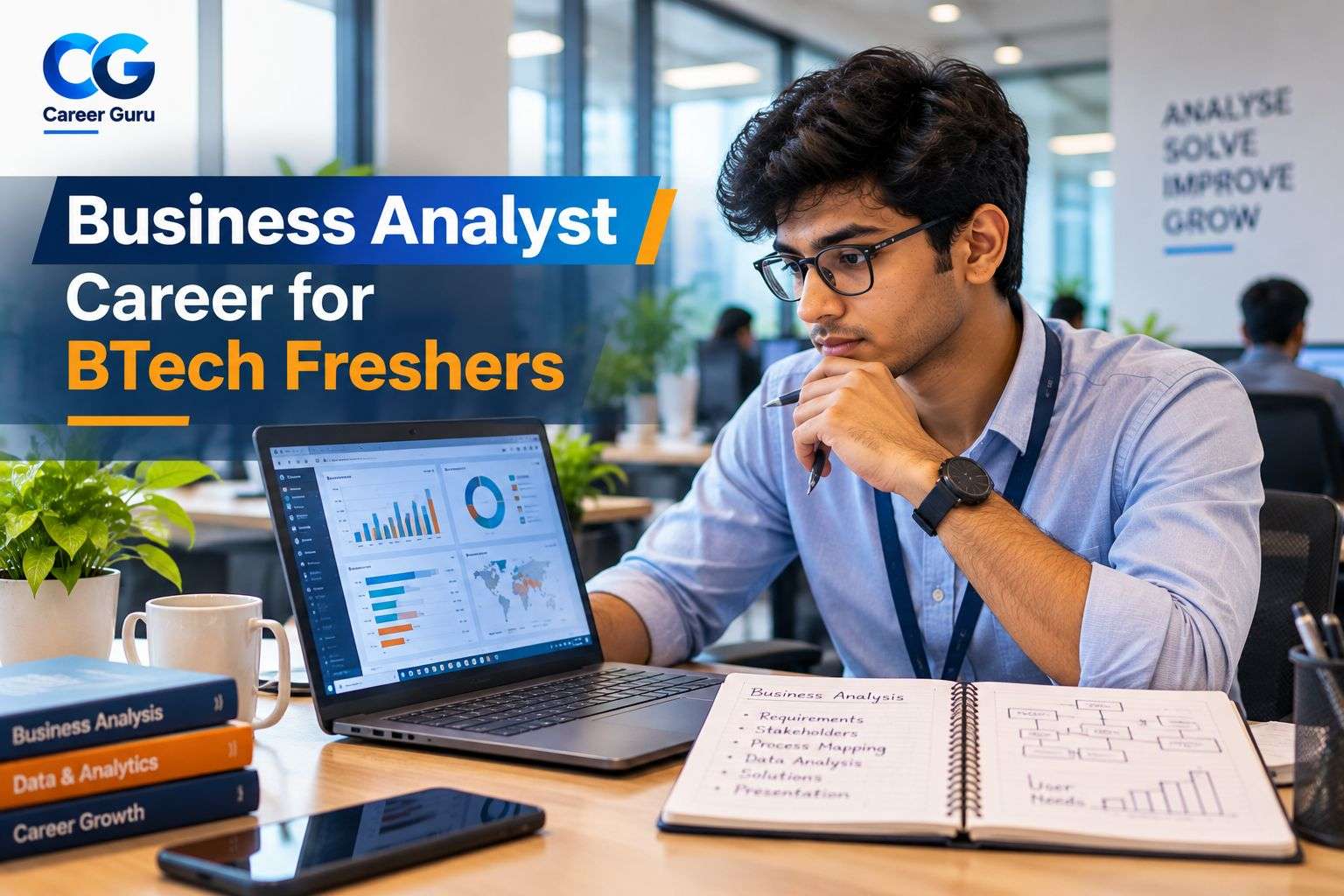 business analyst career for BTech freshers