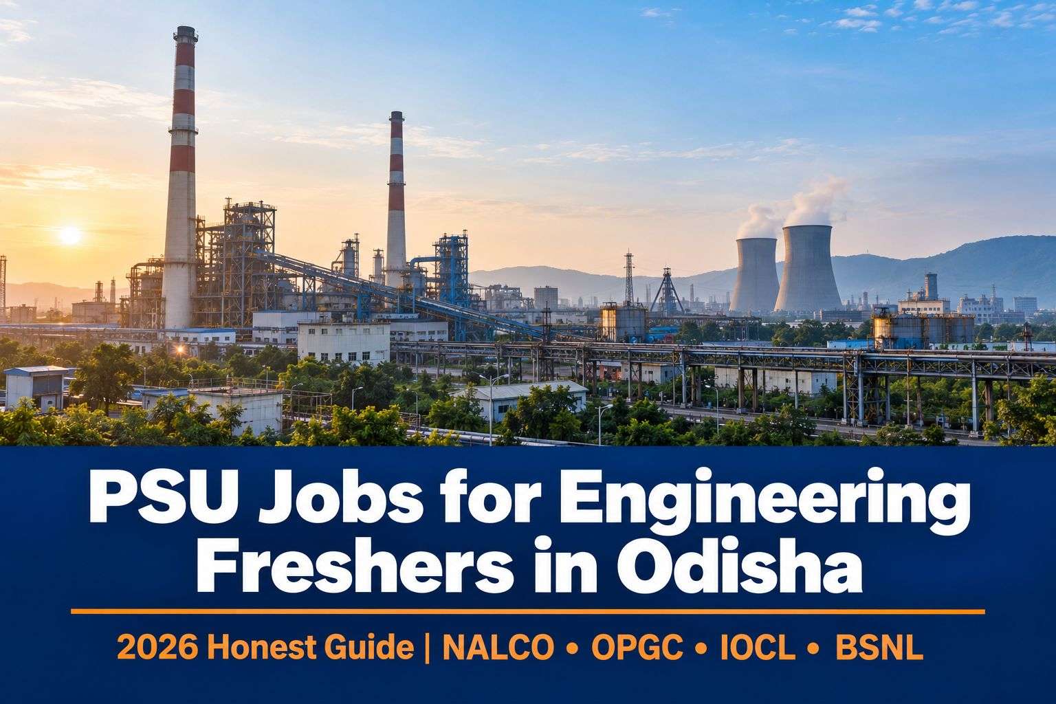 PSU jobs for engineering freshers in Odisha