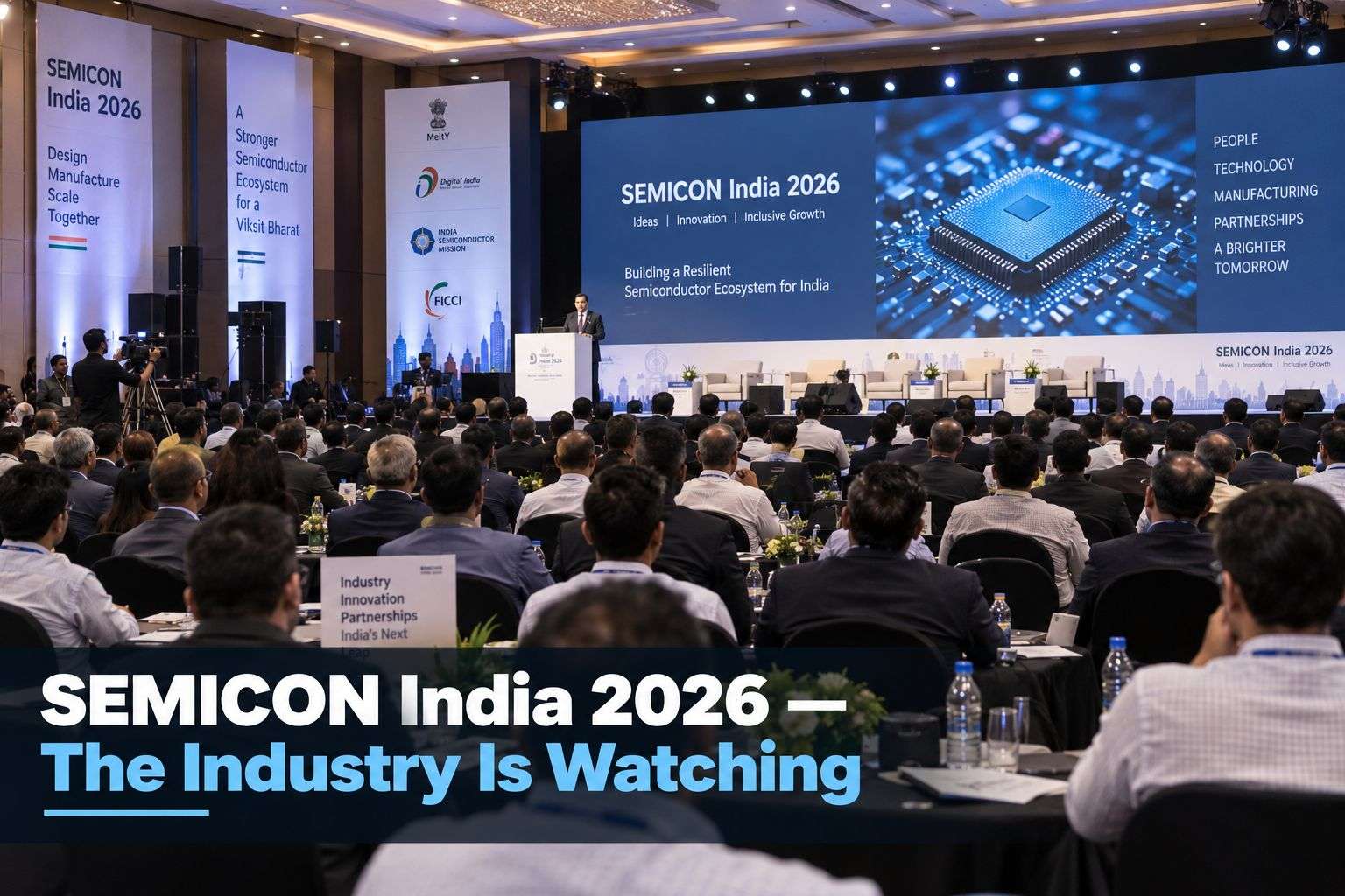 Semiconductor industry summit in India, relevant to ISM 2.0 jobs and skilling.
