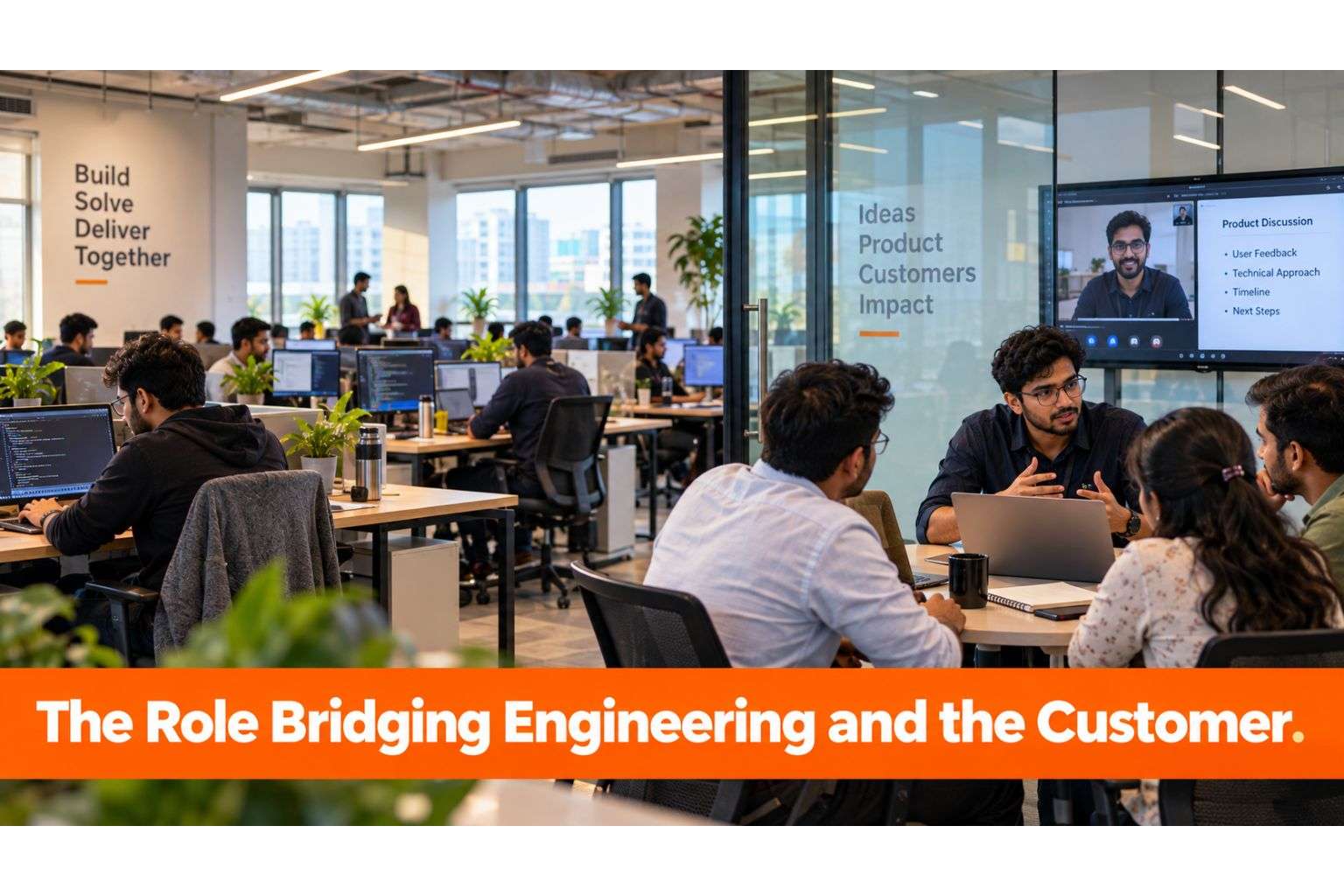 Indian tech office floor representing the growing demand for Forward Deployed Engineer roles in 2026.