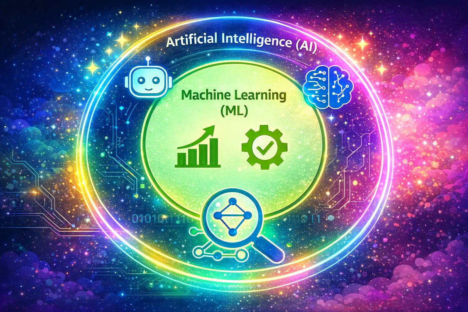 AI vs Machine Learning: Simple Explanation for Beginners (2026)